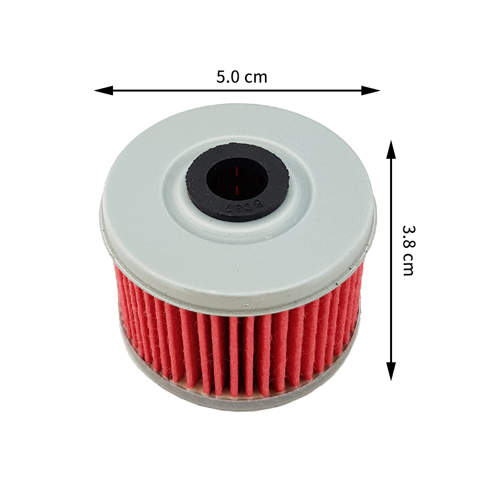 Motorcycle Oil Filter Fit Honda CBF125 CBF250 TRX420 FM Fourtrax Rancher 4x4 SXS500 M Pioneer 500