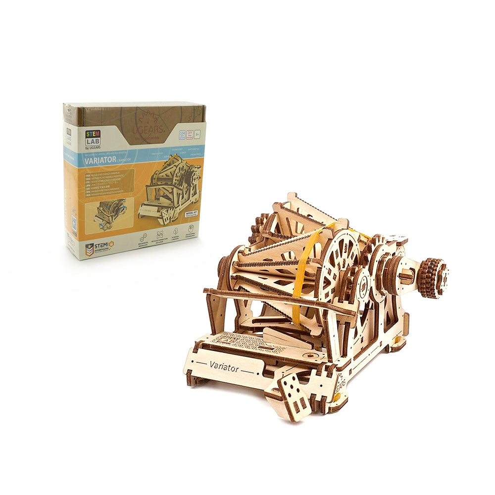 Made in Ukraine UGears Variator Wooden Mechanical 3D Puzzle DIY Model Kit