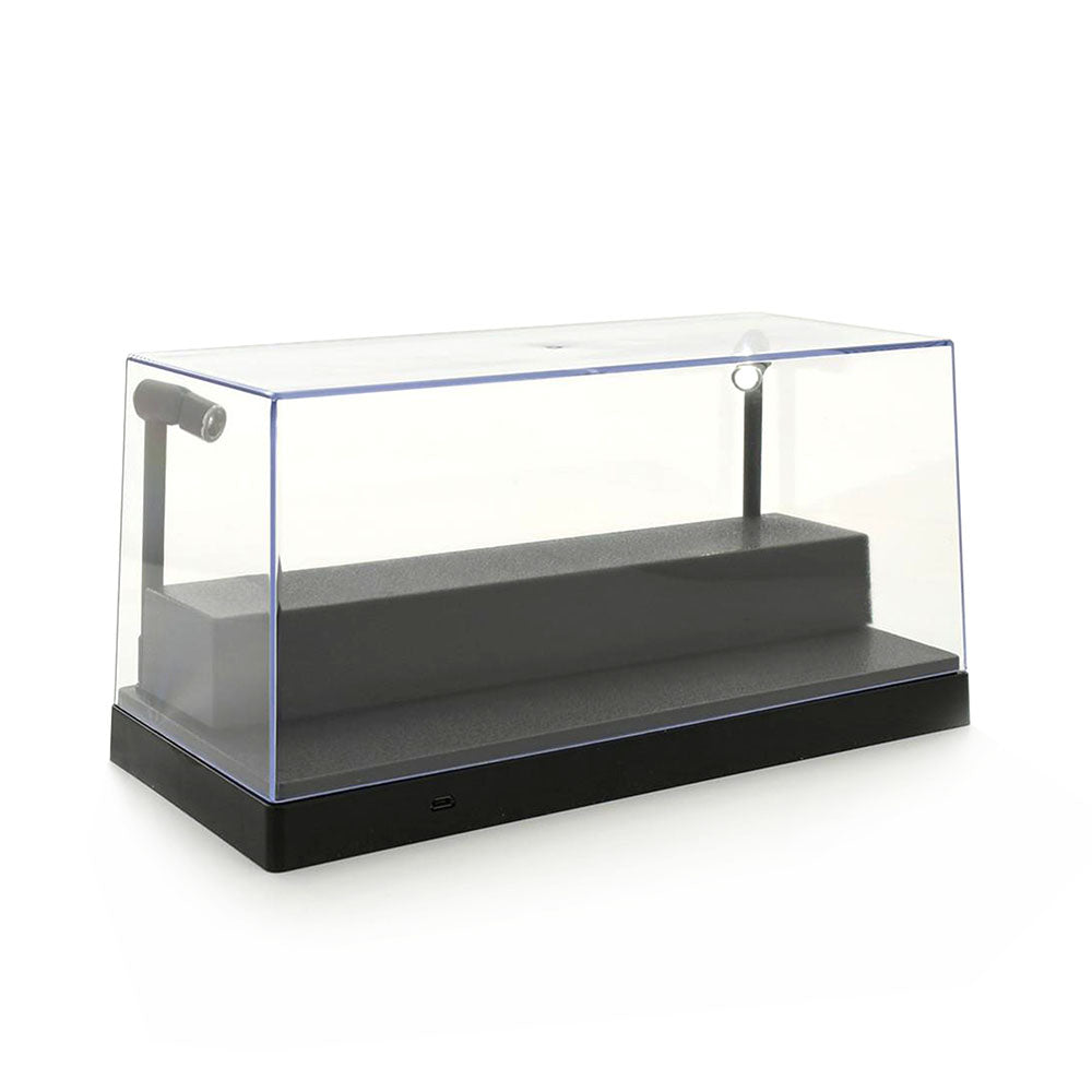 Display Case With Two LED Lighted Batteries Powered For 1:24/1:43 Diecast Cars