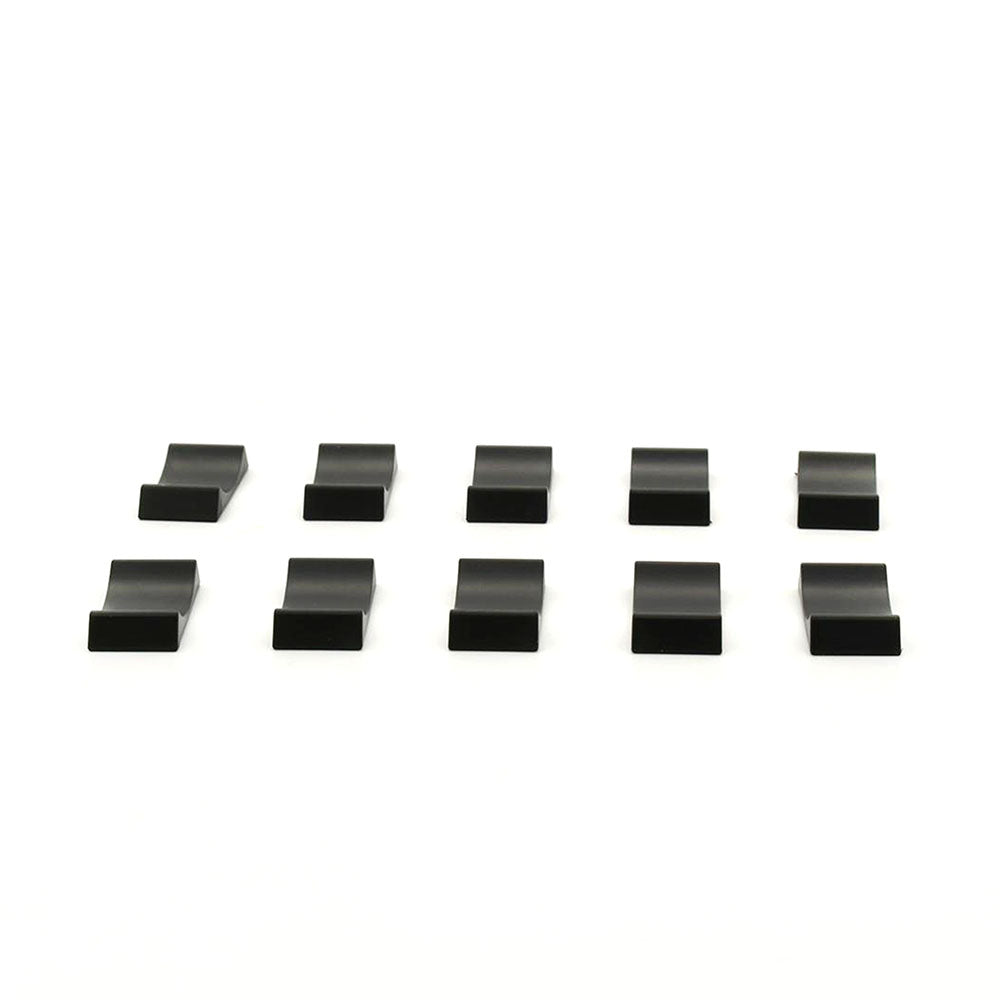 DDA Collectibles Wheel Stop Black Plastic For 1:18 Scale Vehicles 10 Pcs KC7002