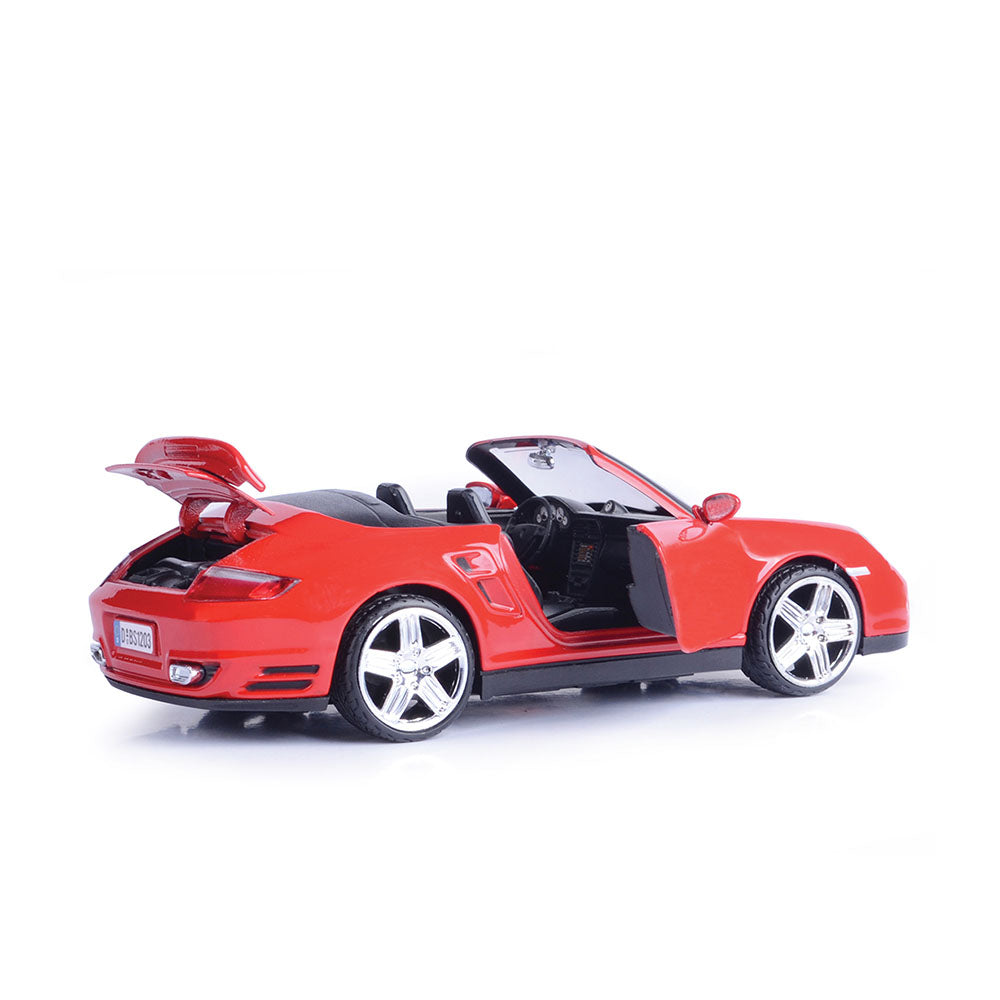 Motormax Licensed 1:24 Scale Porsche 911 Turbo Cabriolet 73348 Diecast Model Car