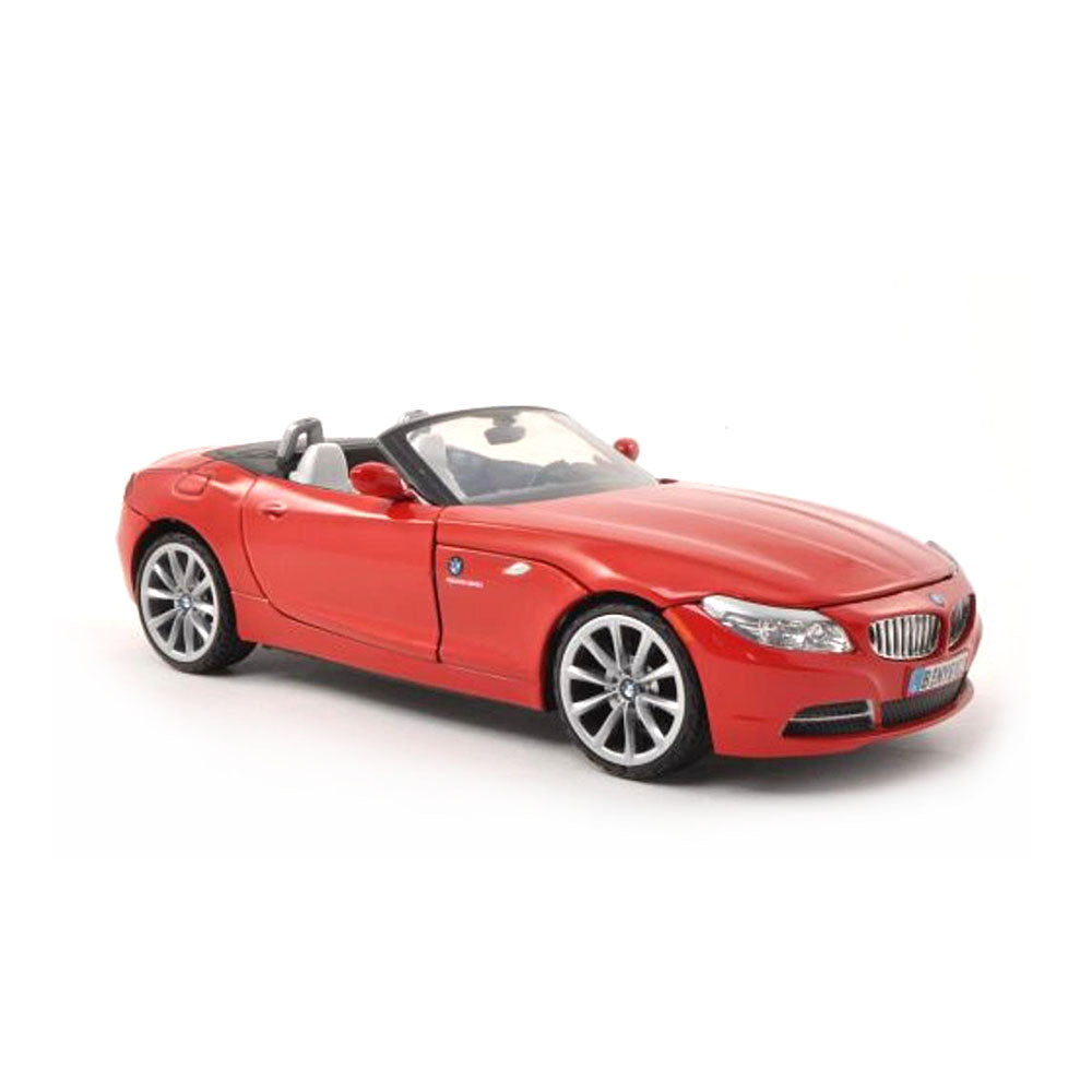 Motormax Licensed 1:24 2010 BMW Z4 Roadster Red Diecast Collection