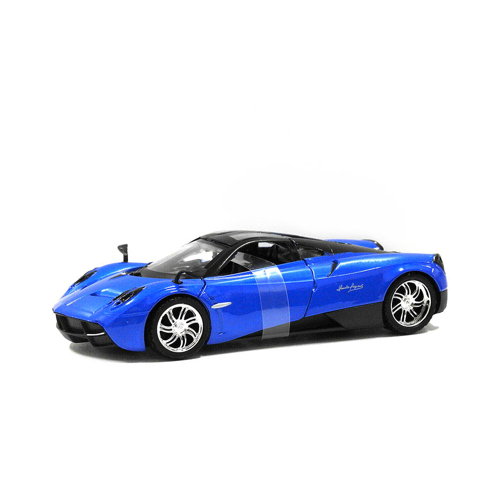 Motormax Licensed 1:24 Scale Pagani Huayra Blue Showcasts 79312 Diecast Model Toy Car