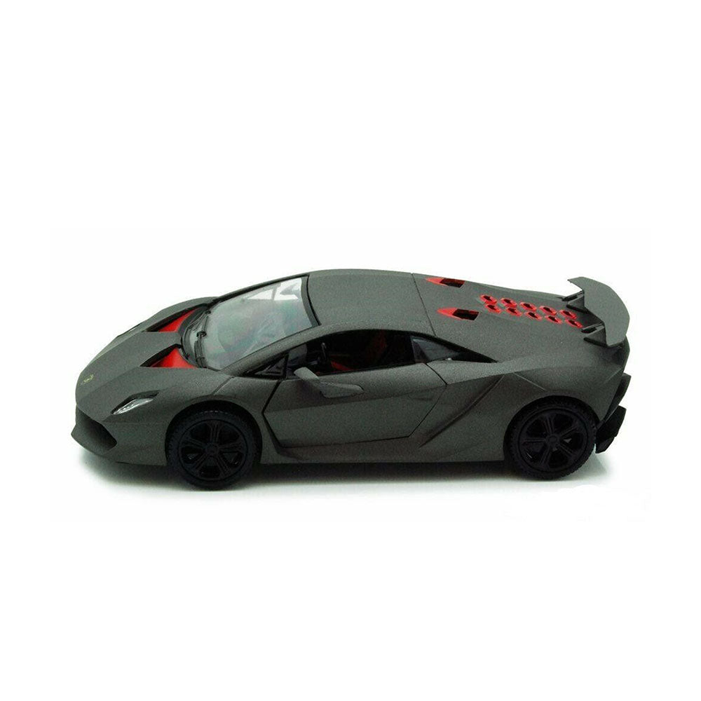 Motormax Licensed 1:24 Scale Lamborghini Sesto Elemento Matt Black Diecast Model Car