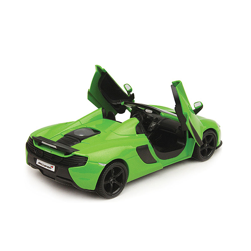 Motormax Licensed 1:24 Scale McLaren 650S Spider Green Diecast Model Car
