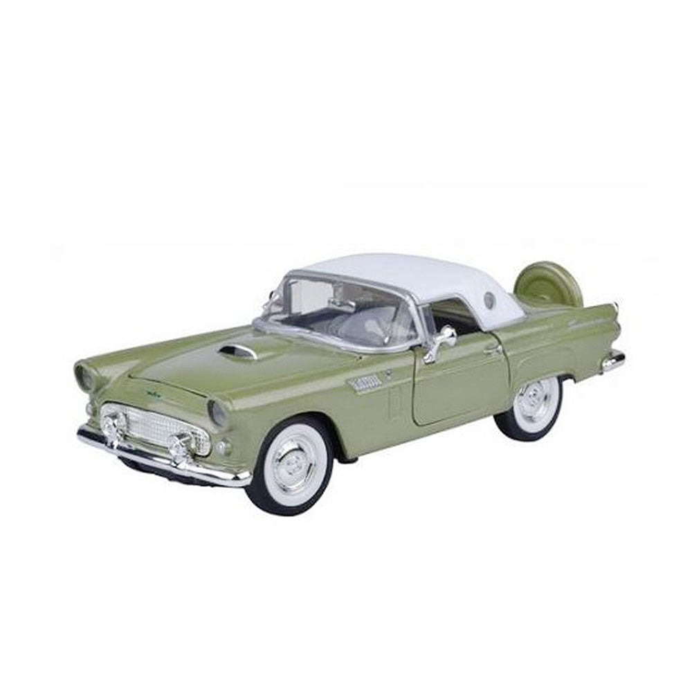 Motormax Licensed 1:24 Scale Thunderbird American Classics 1956 Diecast Green Car Model
