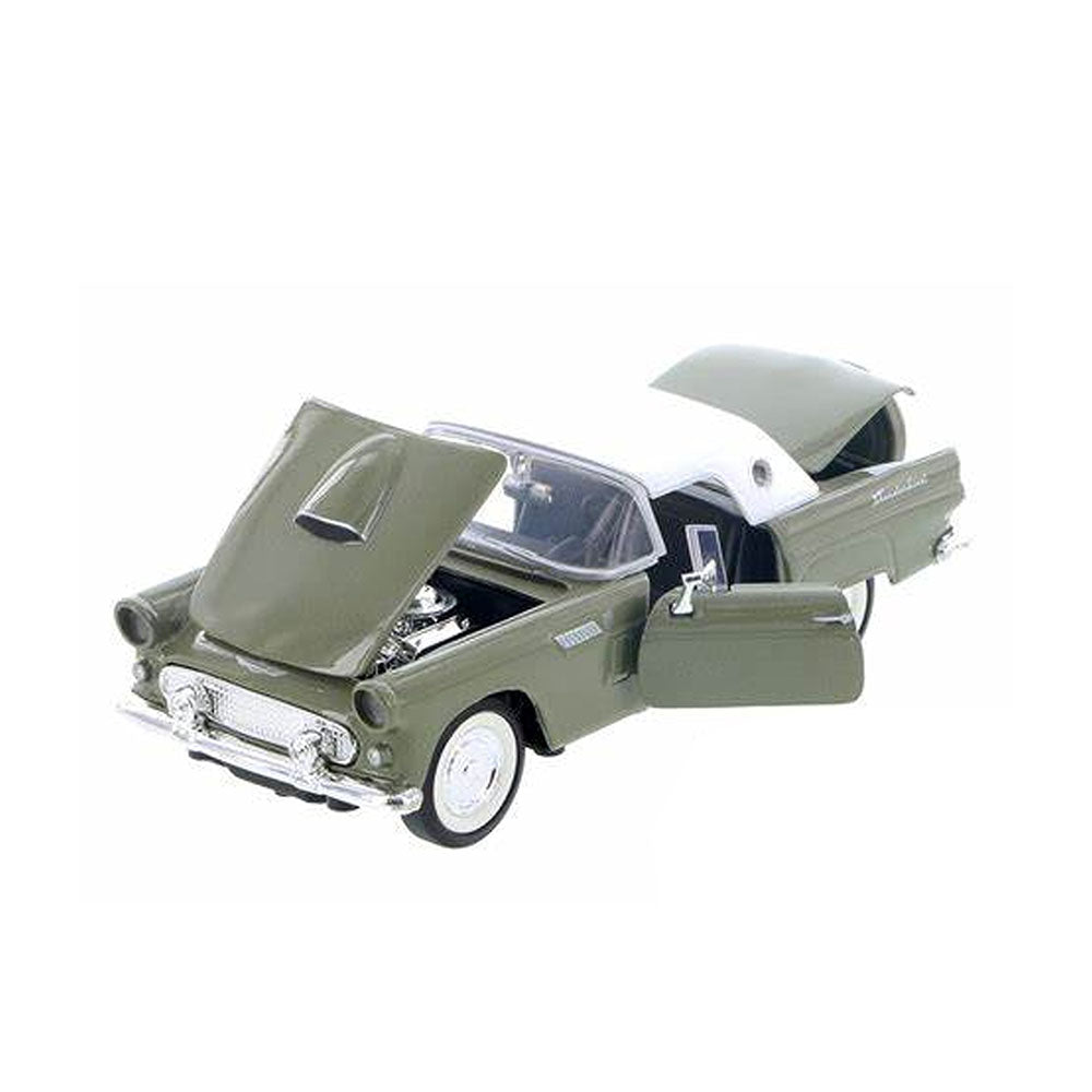 Motormax Licensed 1:24 Scale Thunderbird American Classics 1956 Diecast Green Car Model