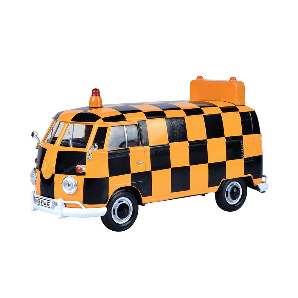 Motormax Licensed 1:24 ScaleVolkswagen Type 2 Airport Runway T1 Delivery Van Model Car