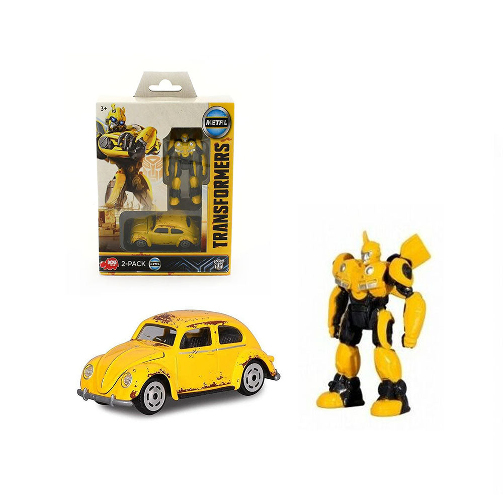 Transformers VW Bumble Bee Autobot Drift 2 Pack Robot & Vehicle Toy For Kids 3y+