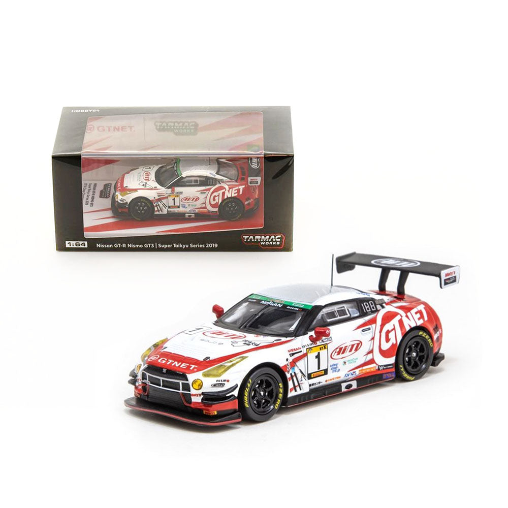 Tarmac Works 1:64 Nissan GTR Nismo GT3 Super Taikyu 2019 Hamano Hoshino Fujinam