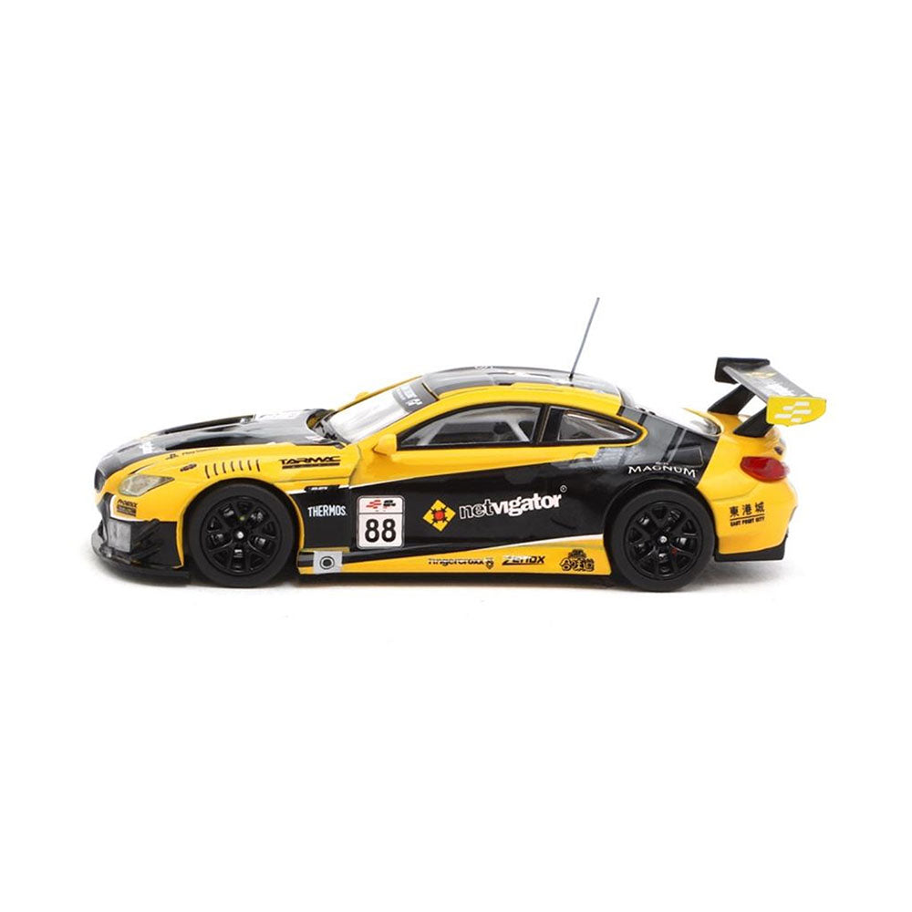 Tarmac Works 1:64 BMW M6 GT3 eRacing Grand Prix Hong Kong #88 Diecast Model Car