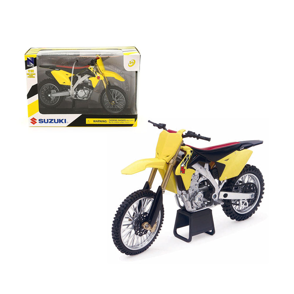 NewRay Licensed 1:12 Scale Suzuki RM-Z450 2014 Dirt Bike Diecast Model