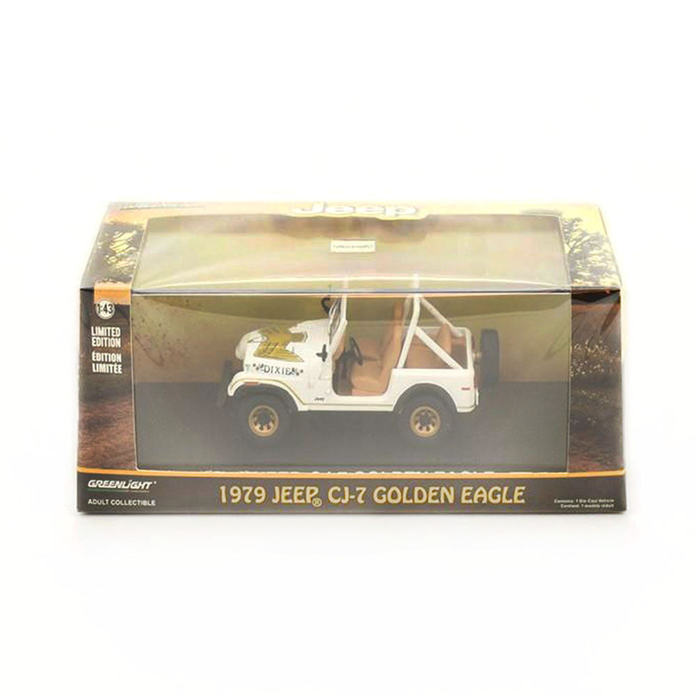 Greenlight 1:43 Scale 1979 Jeep CJ-7 Golden Eagle Dixie Movie Diecast Model Car