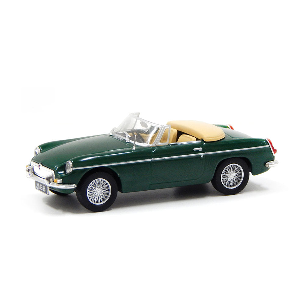 Triple 9 1:43 Scale 1964 M.G.B Convertible Limited Green Racing Toy Model Gift