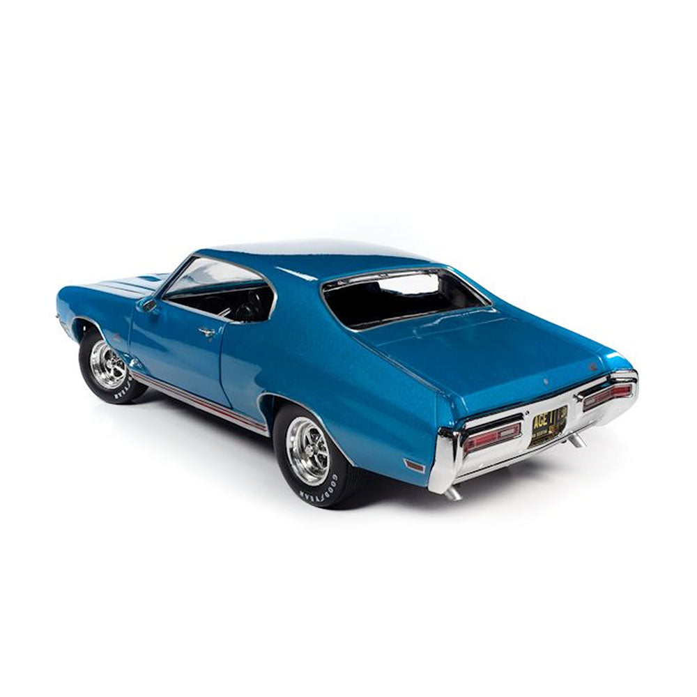AutoWorld 1:18 Scale Buick GMD Sport S1 CO71 1971 Diecast Model Car Blue