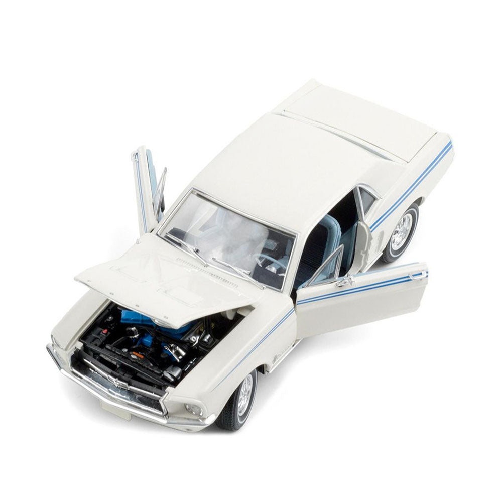 Greenlight 1:18 Scale Ford Mustang Pacesetter Special 1967 Diecast Model Car White