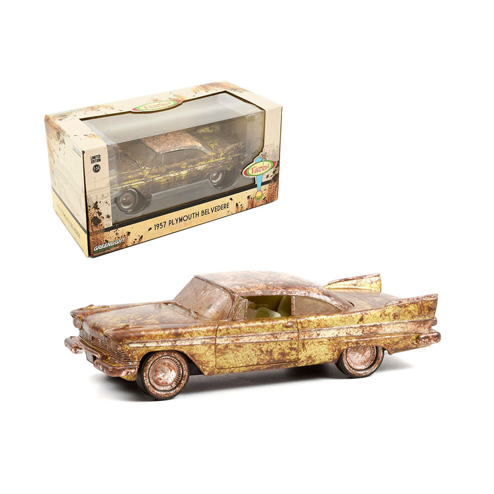 Greenlight 1:24 Scale Plymouth BelVedere Unearthed 1957 Diecast Model Car Tulsa