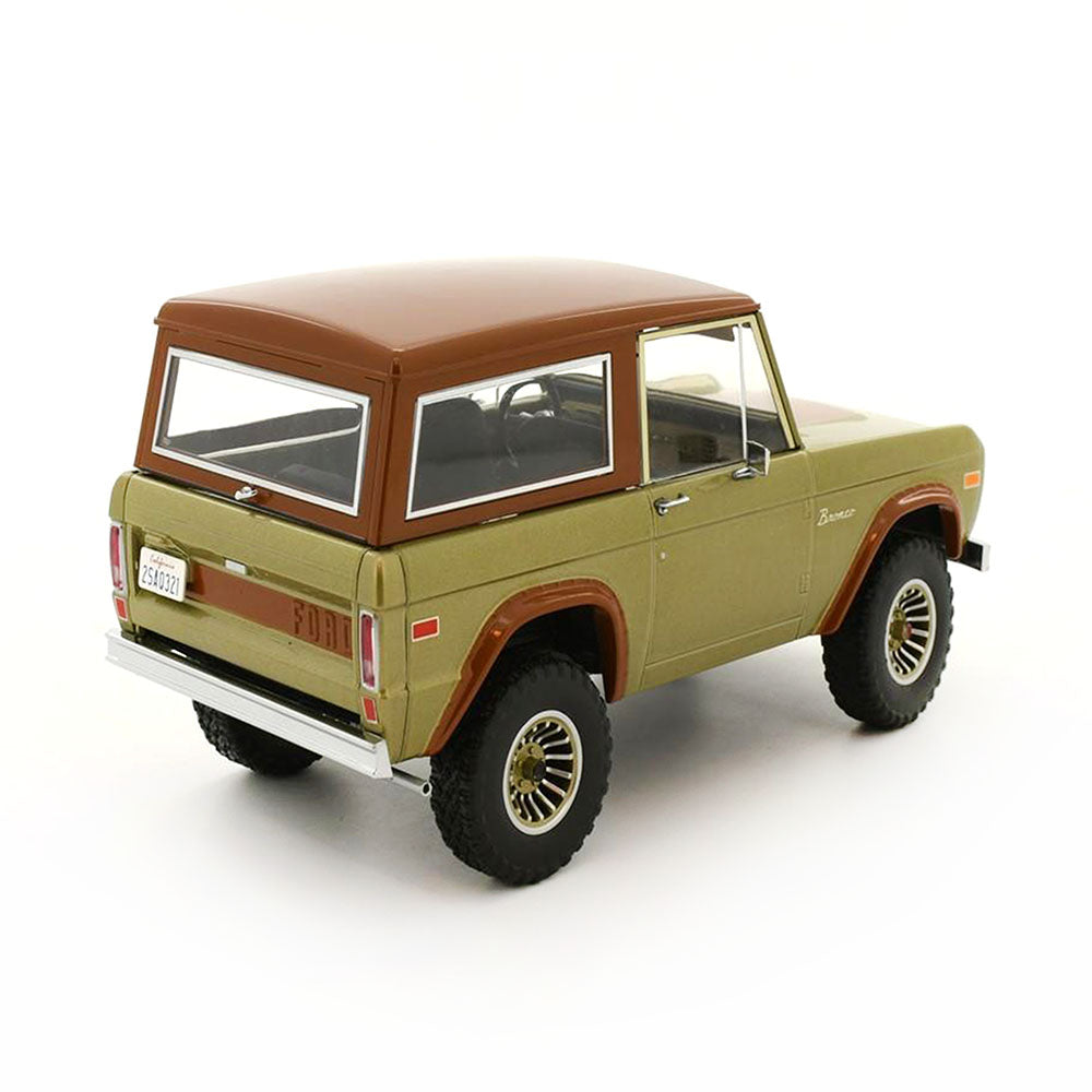 Greenlight Licensed 1:18 Scale LOST Ford Bronco Artisan Movie 1970 Diecast Model Car Taupe