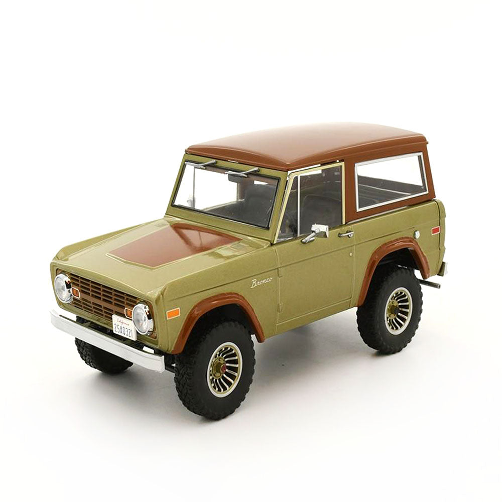 Greenlight Licensed 1:18 Scale LOST Ford Bronco Artisan Movie 1970 Diecast Model Car Taupe