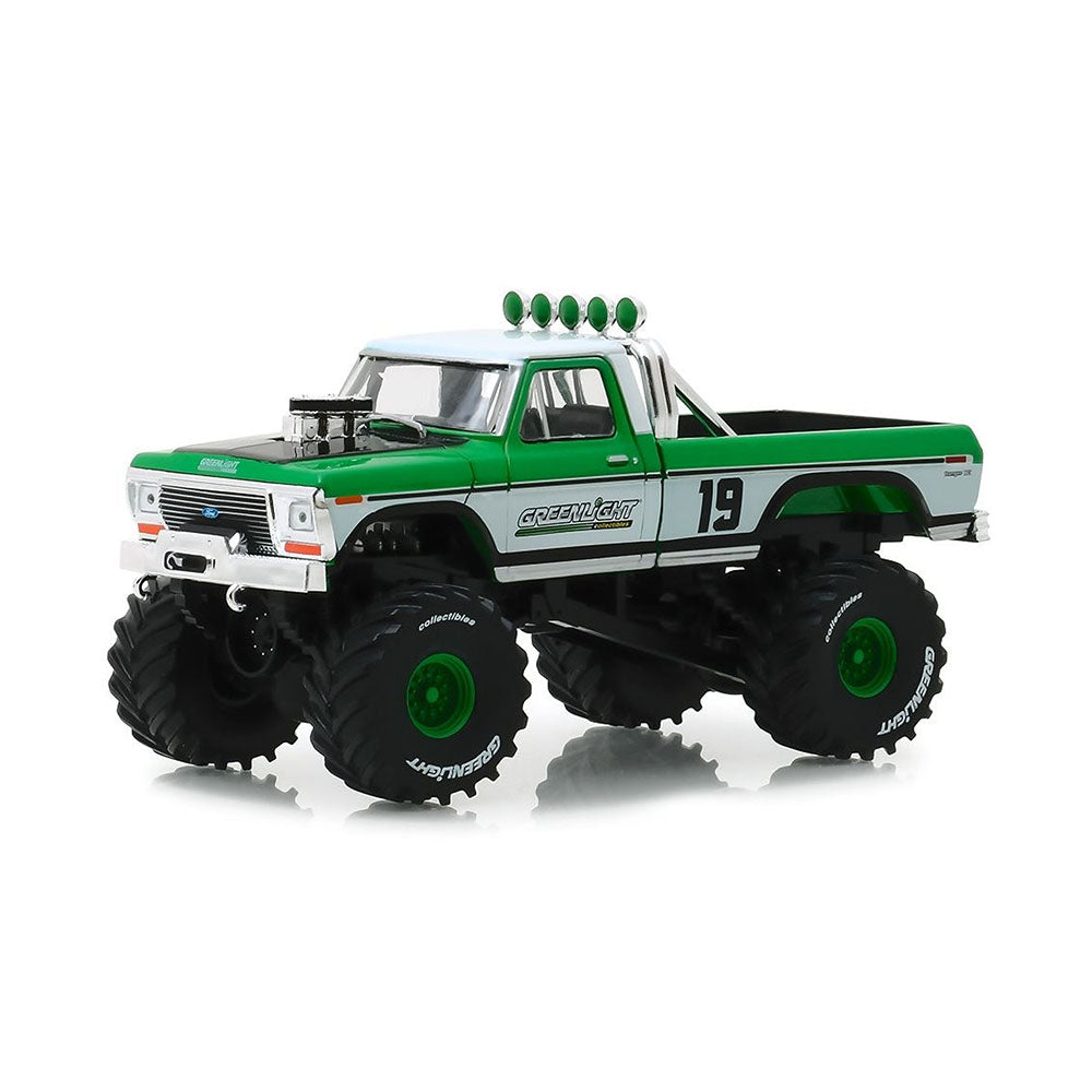 Greenlight Licensed 1:43 Scale Ford F-250 Monster #19 Racing Team 1974 Diecast Model Truck