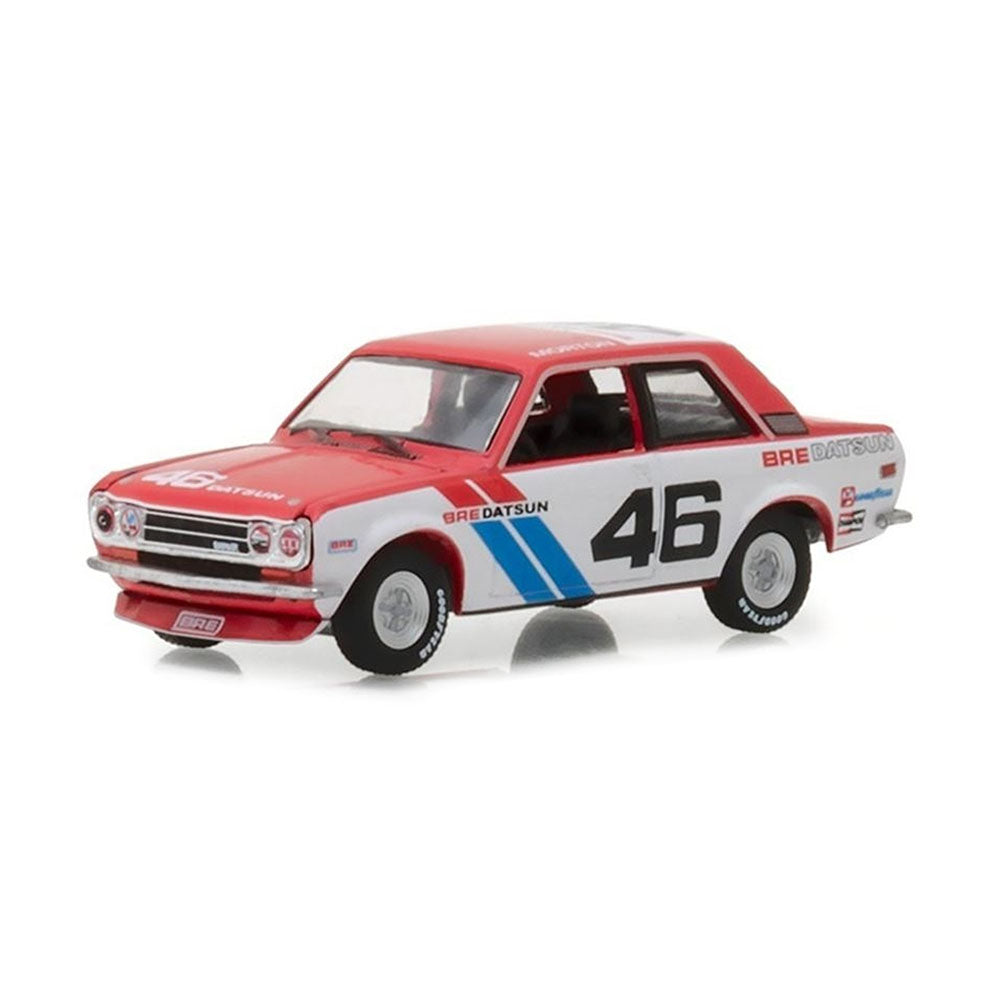 Greenlight Licensed 1:64 Scale Datsun 510 #46 Brock Racing Enterprises 1971 Diecast Model Car