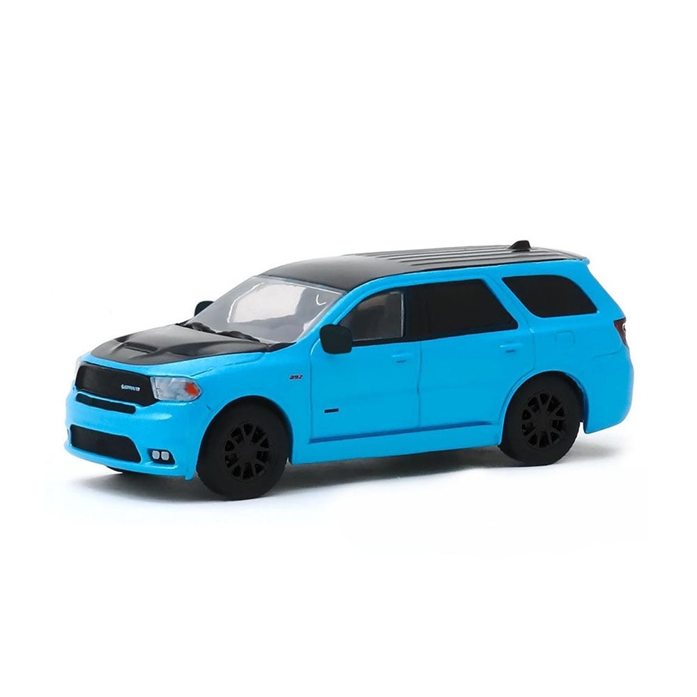 Greenlight Licensed 1:64 Scale Mopar 18 Dodge Durango SRT Pearl Coat 2018 Diecast Model Car Blue