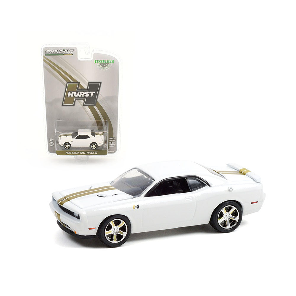 Greenlight Licensed 1:64 Scale Dodge Challenger R T 2009 Hurst Performance Edition Diecast Model Car