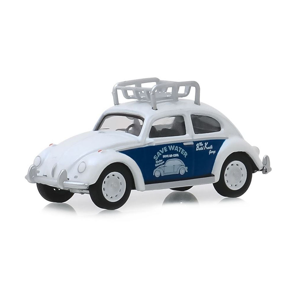 Greenlight Licensed 1:64 Scale Classic Volkswagen Beetle With Roof Rack Diecast Model Car