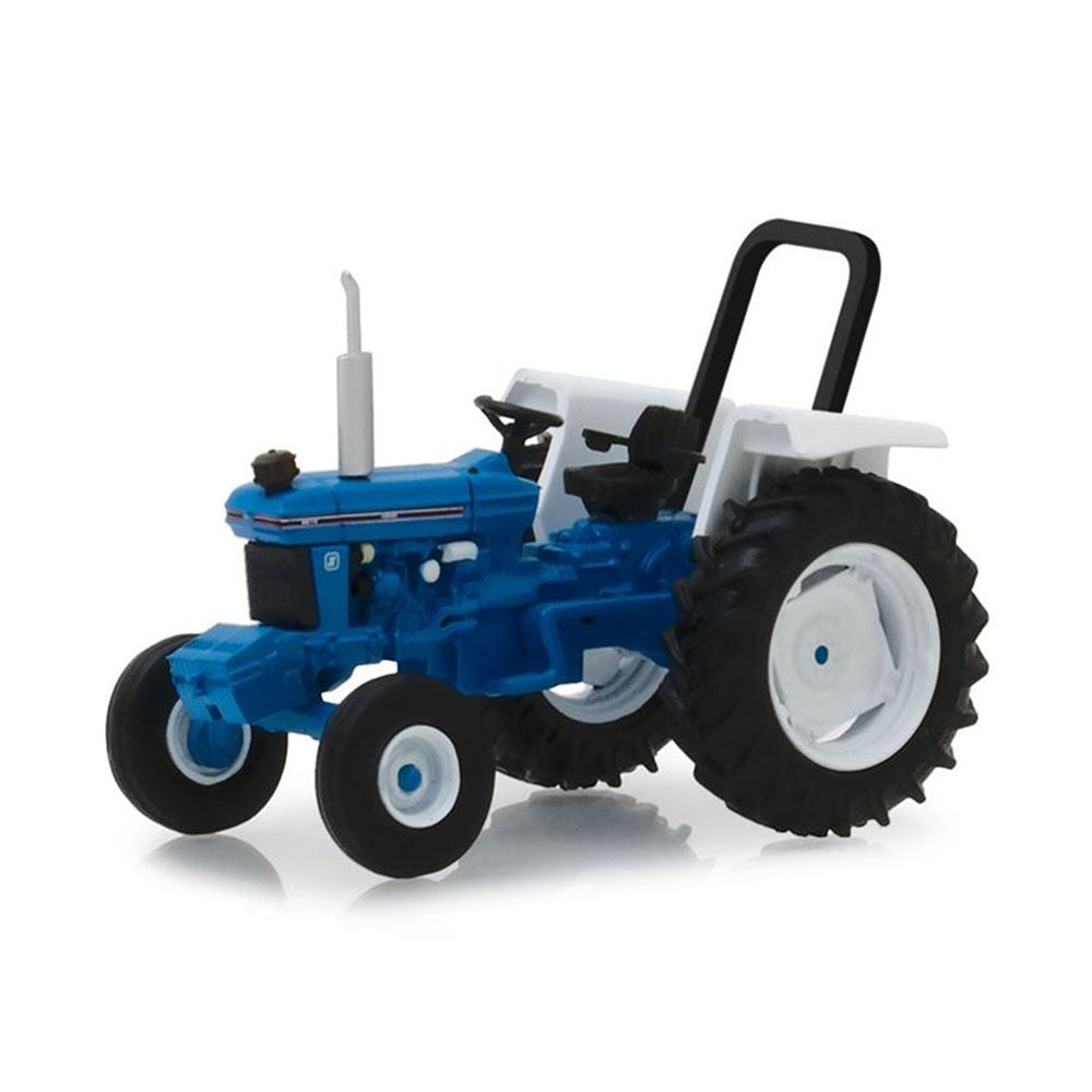 Greenlight Licensed 1:64 Scale Ford 5610 Tractor 1982 Diecast Model Car Blue & Black