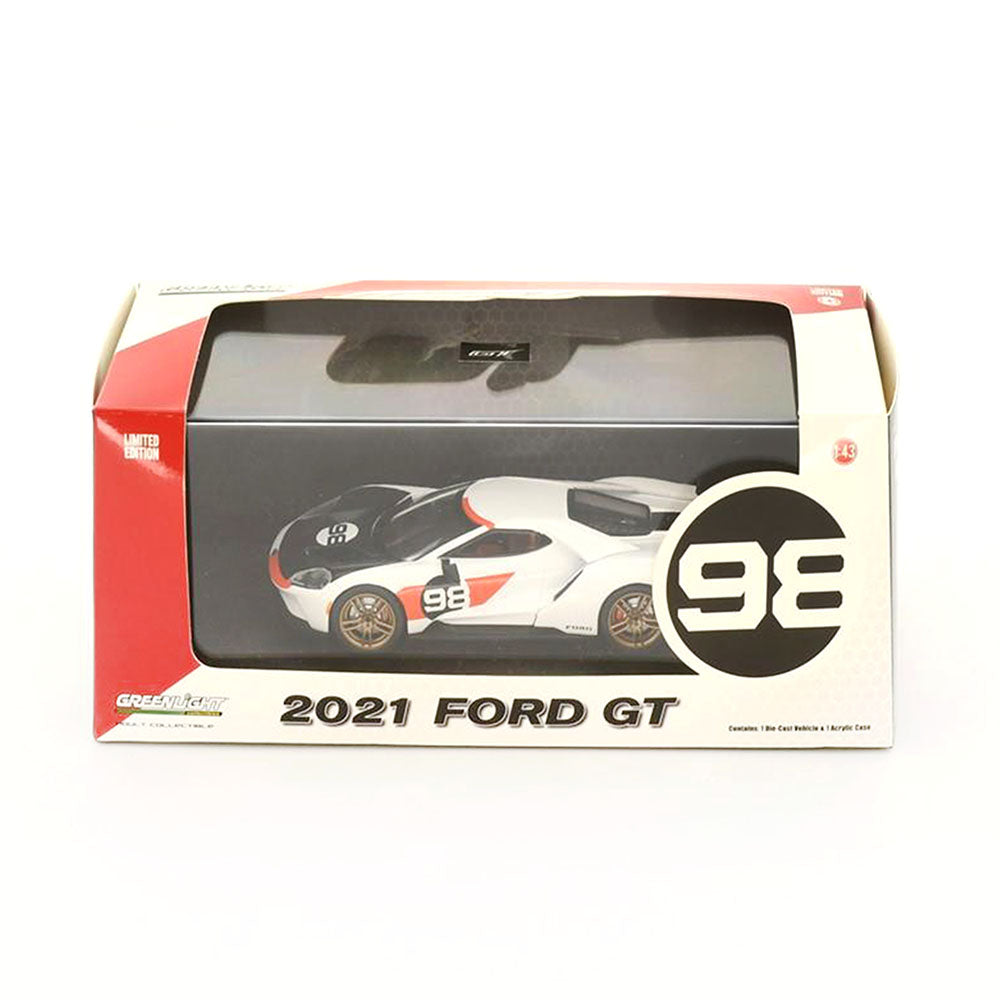 Greenlight Licensed 1:43 Scale Ford GT #98 Heritage Edition Ken Miles 2021 Diecast Model Car