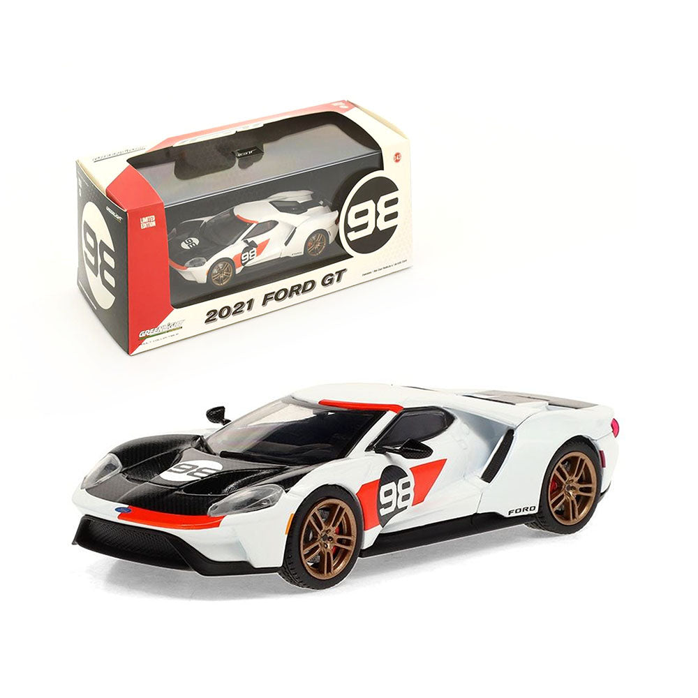 Greenlight Licensed 1:43 Scale Ford GT #98 Heritage Edition Ken Miles 2021 Diecast Model Car