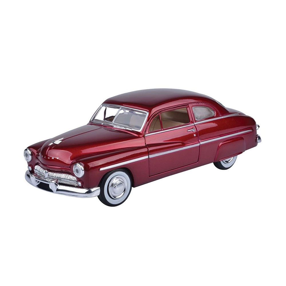 Motormax Licensed 1:24 Scale Ford Mercury Coupe 1949 Diecast Model Car Red