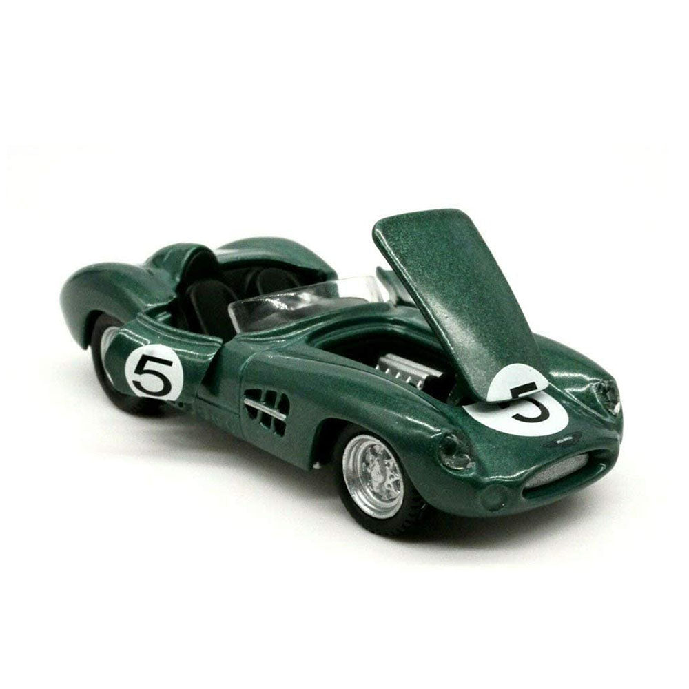 Shelby Licensed 1:64 Scale Aston Martin DBR1 #5 Diecast Model Car Green