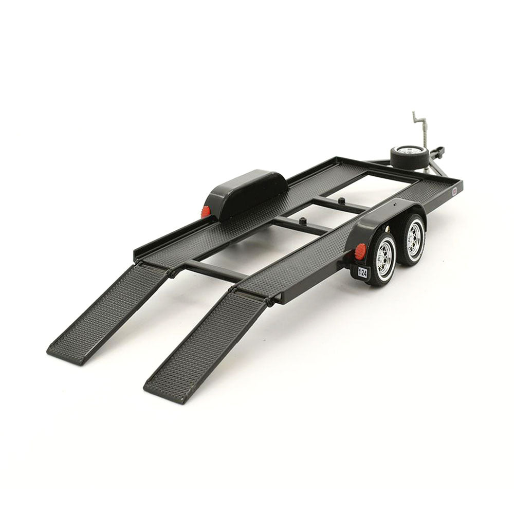 Oz Legends 1:24 Scale Diecast Model Car Trailer Toy Black