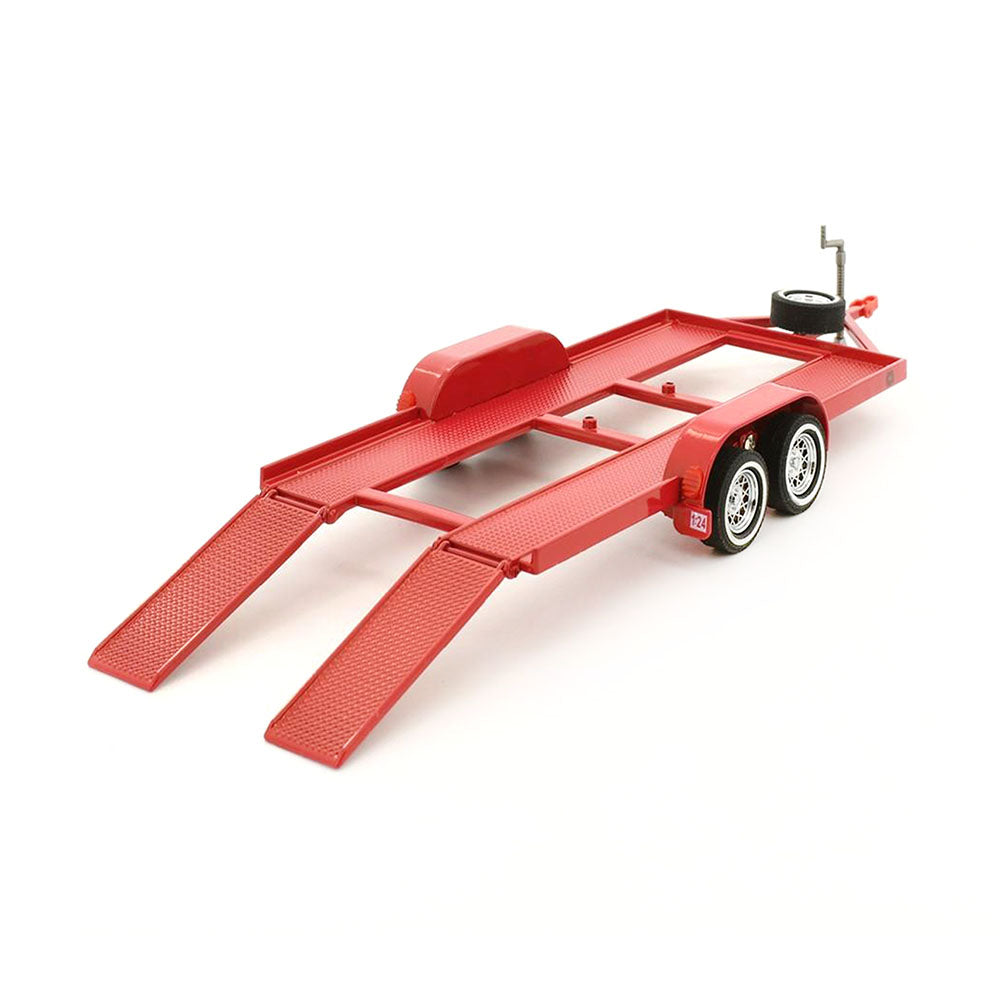Oz Legends 1:24 Scale Diecast Model Car Trailer Toy Red