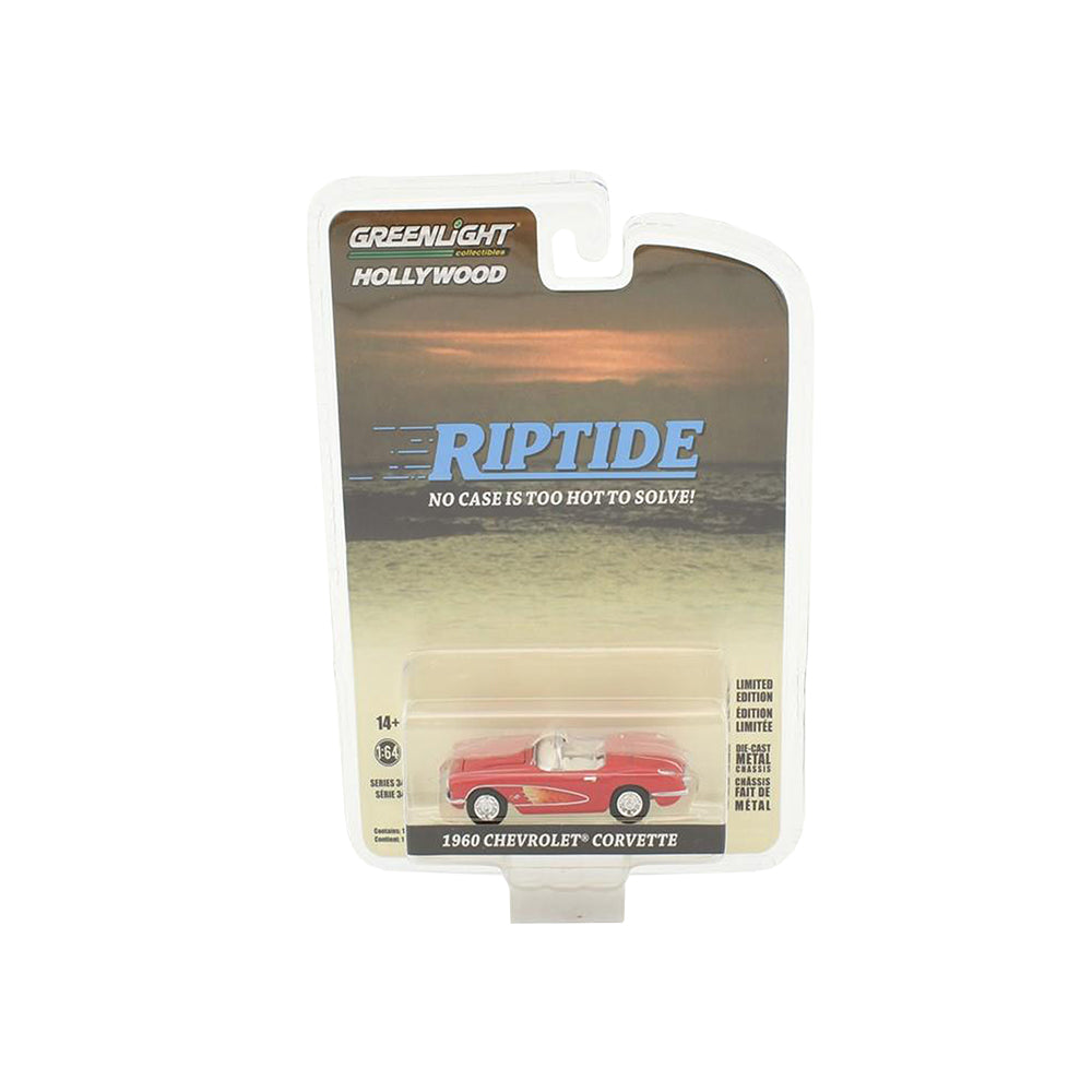 Greenlight 1:64 Scale Chevrolet Corvette 1960 Diecast Model Car Red