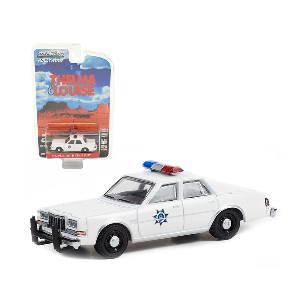 Greenlight 1:64 Scale Plymouth Gran Fury 1982 Diecast Model Car White
