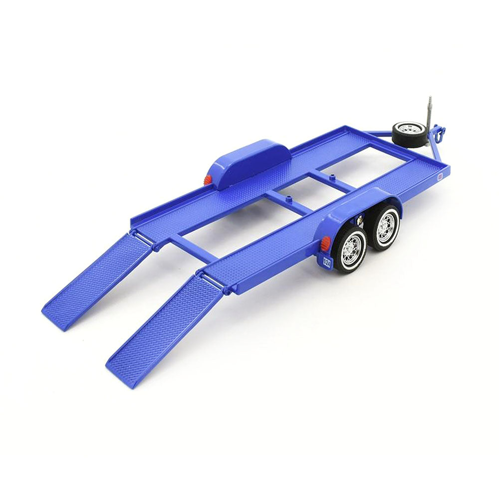 Oz Legends 1:24 Scale Custom Blue Diecast Model Vehicle Trailer Fun Toy Gift