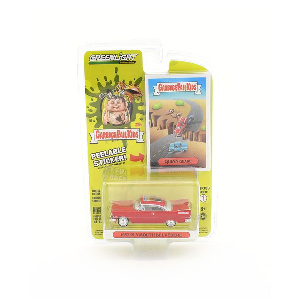 Greenlight Licensed 1:64 Scale Plymouth Belvedere 1957 Diecast Model Car Red