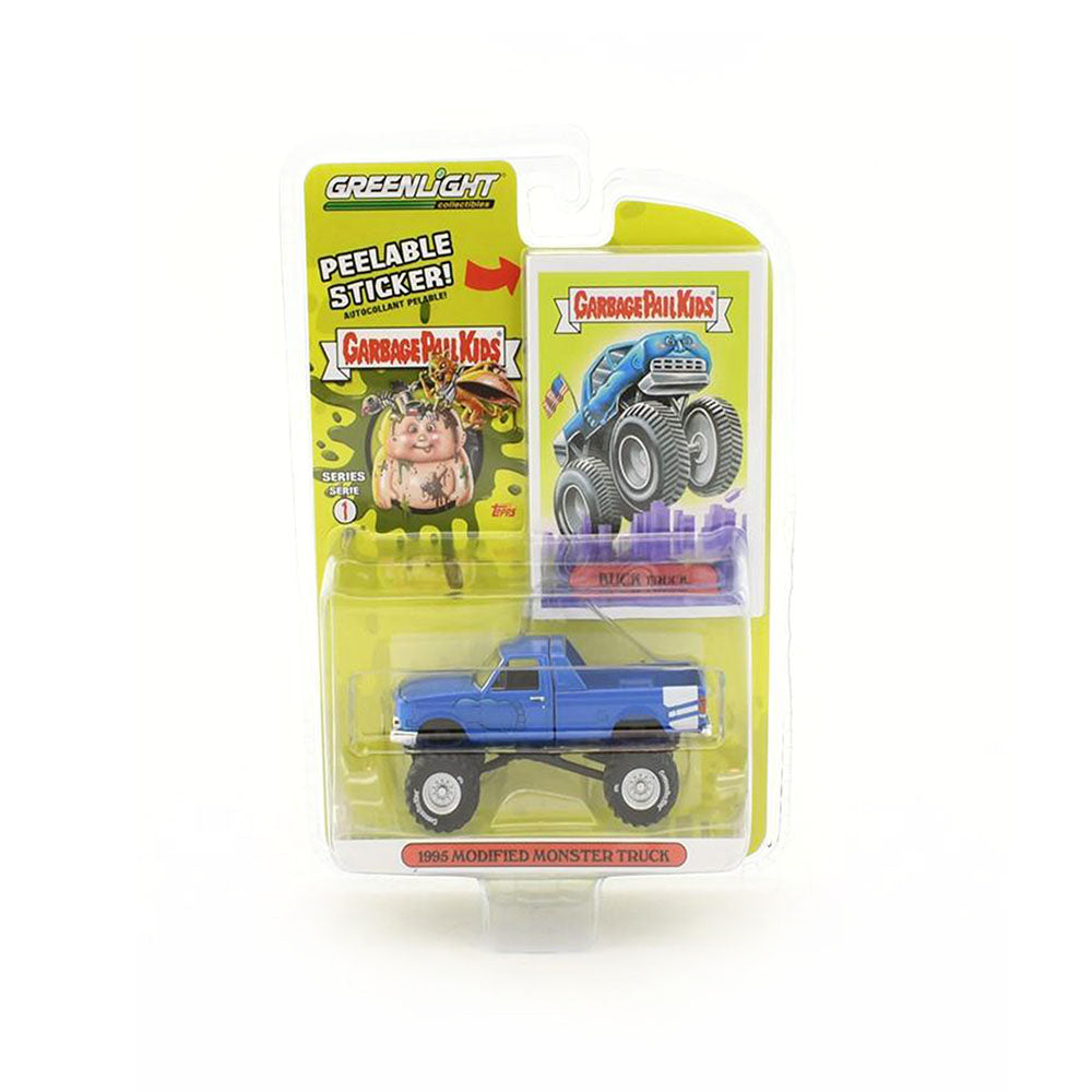 Greenlight Licensed 1:64 Scale Modified Monster Truck 1995 Diecast Model Toy Blue