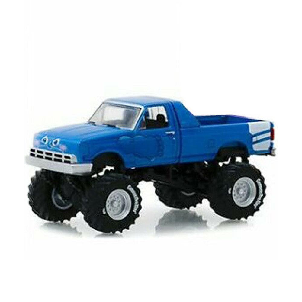 Greenlight Licensed 1:64 Scale Modified Monster Truck 1995 Diecast Model Toy Blue