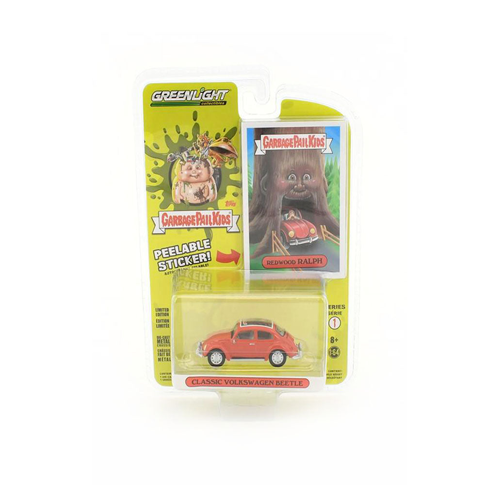 Greenlight Licensed 1:64 Scale Classic Volkswagen Beetle Diecast Model Car Red