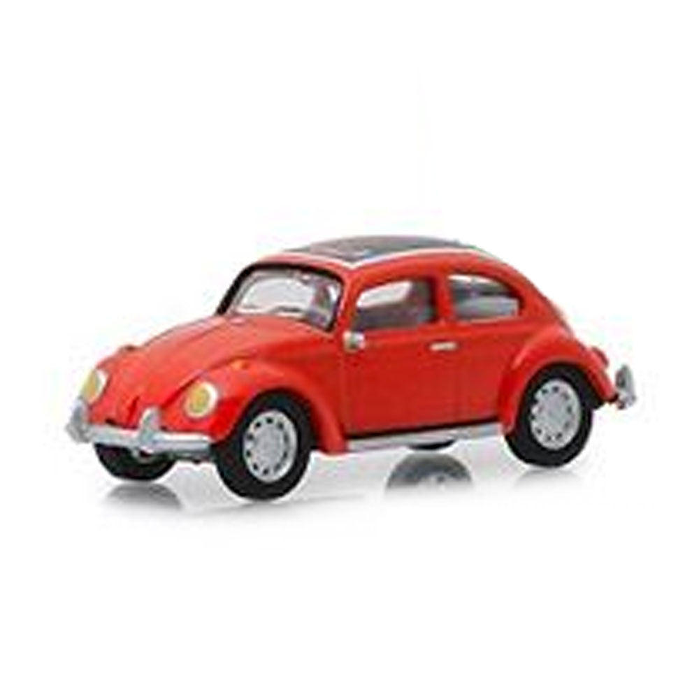 Greenlight Licensed 1:64 Scale Classic Volkswagen Beetle Diecast Model Car Red