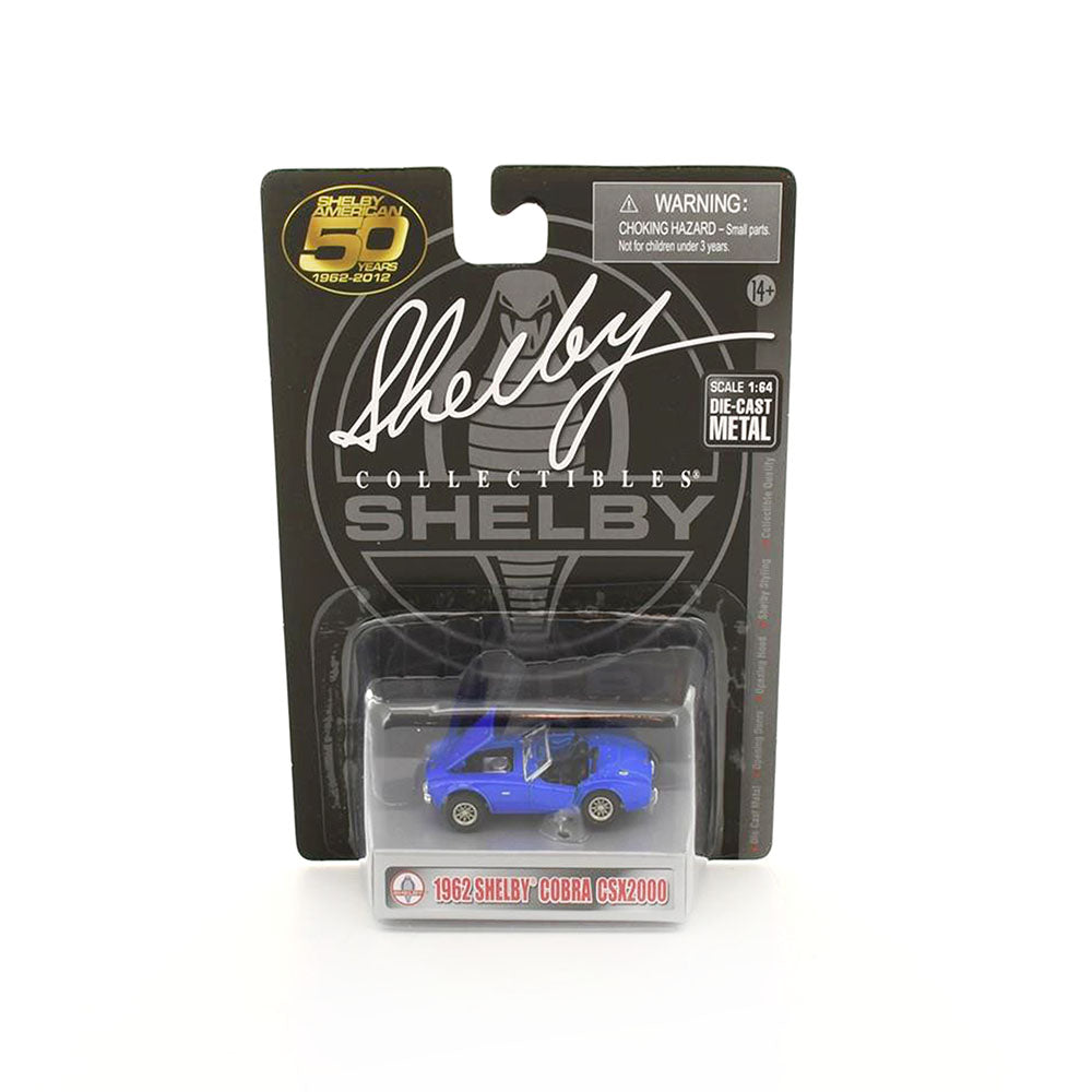 Shelby Licensed 1:64 Scale Shelby Cobra GSX2000 1962 Diecast Model Car Blue