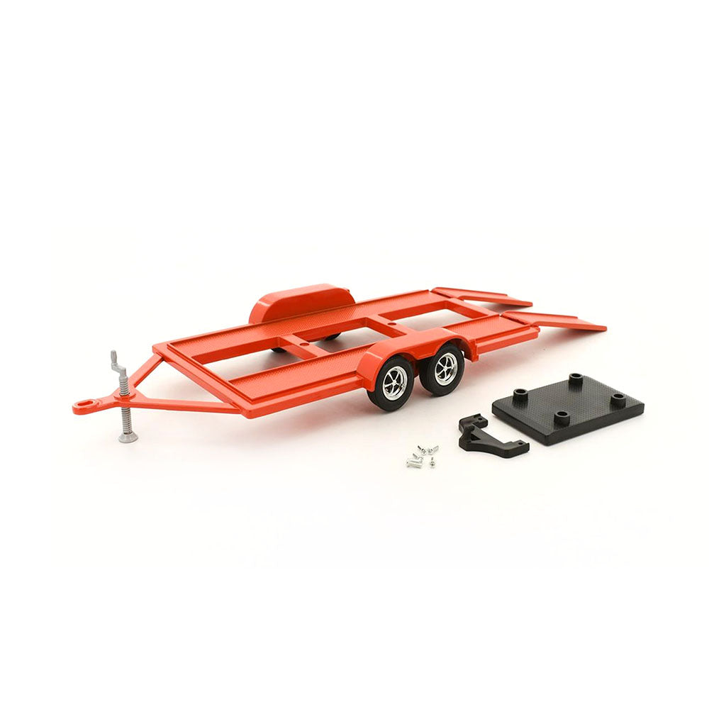 Motormax Licensed 1:18 Scale Metal Trailer With Plastic Tow Bar Red Model Toy
