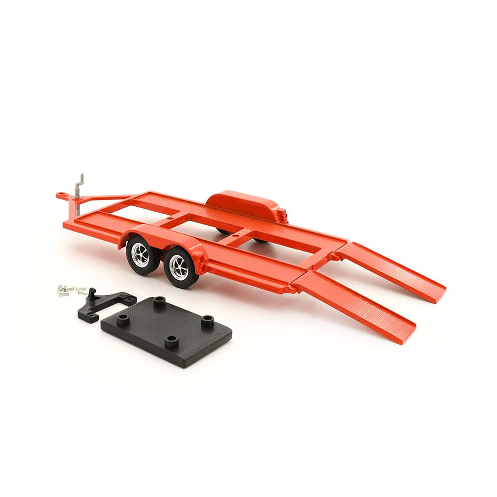 Motormax Licensed 1:18 Scale Metal Trailer With Plastic Tow Bar Red Model Toy
