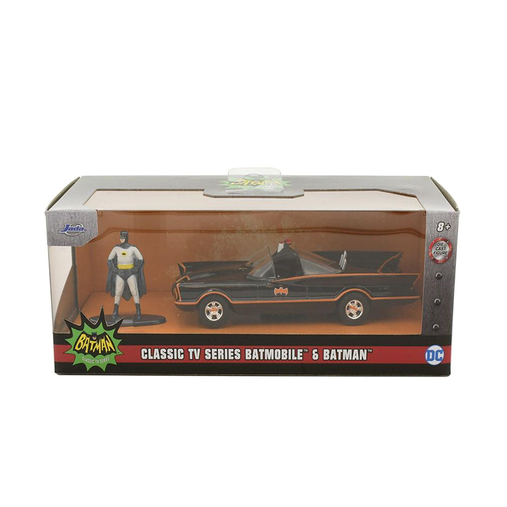 Jada Licensed 1:32 Scale Batman With 1966 Classic Batmobile DC13 Movie Diecast Model Toy