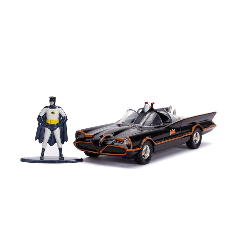 Jada Licensed 1:32 Scale Batman With 1966 Classic Batmobile DC13 Movie Diecast Model Toy