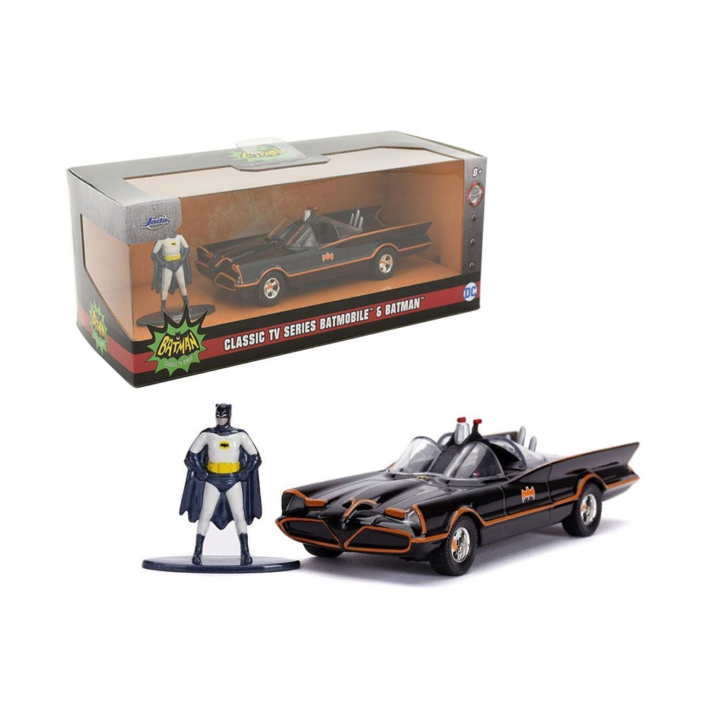 Jada Licensed 1:32 Scale Batman With 1966 Classic Batmobile DC13 Movie Diecast Model Toy