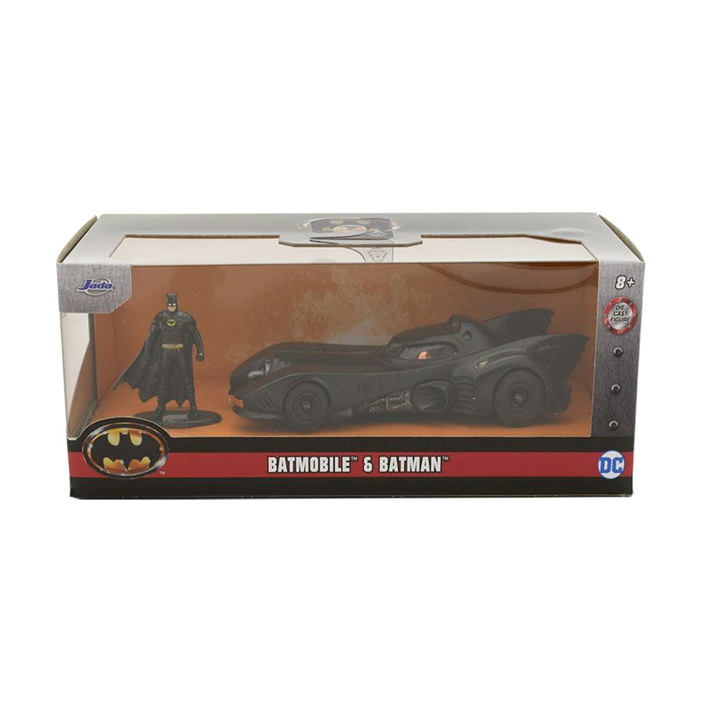 Jada Licensed 1:32 Scale Batmobile 1989 With Batman Diecast Model Toy